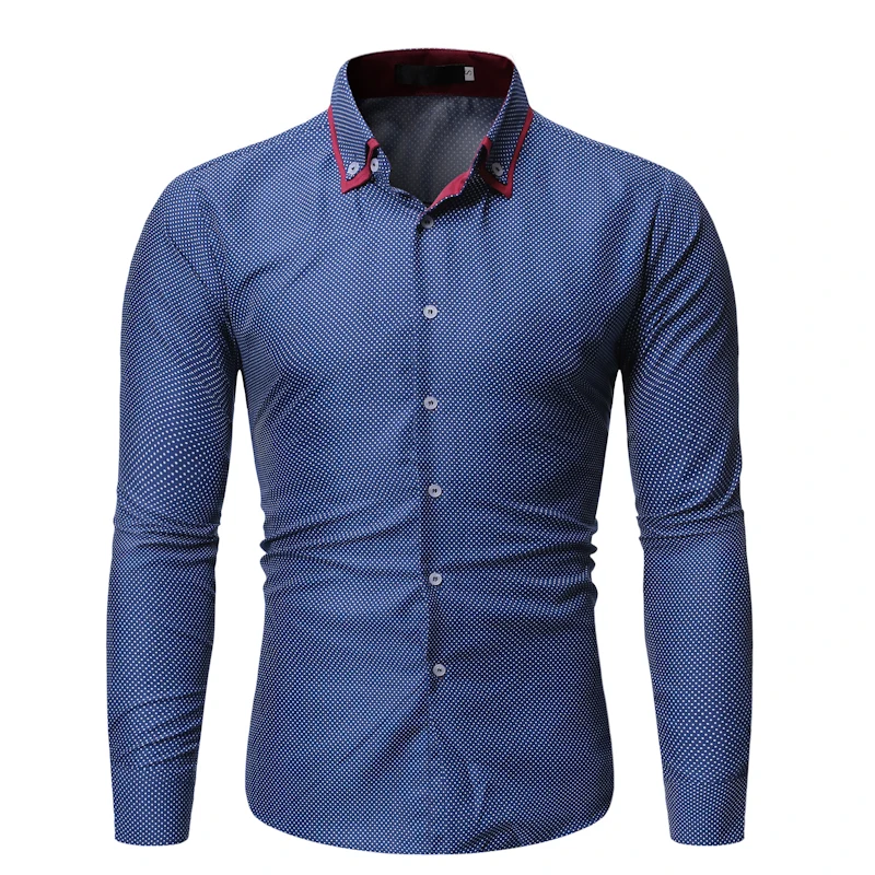 

2021 New Business Party Dress Shirt Fashion Casua Large Size Men Shirt Long Sleeve Streetwear Social Soft Comfortable Shirt