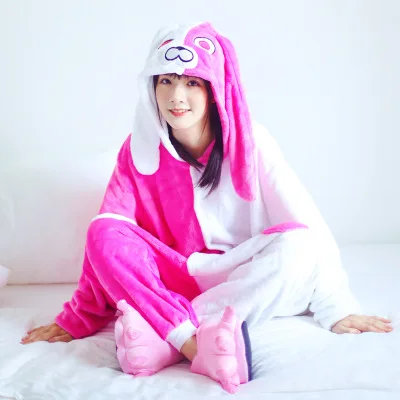 

Flannel warm kigurumi for adults long sleeve hooded onsie Whole one piece animal pajamas kegurumi sleepwear onesie