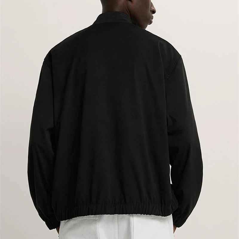 Мужская замшевая куртка-бомбер ZA с текстурным эффектом бейсбольная униформа