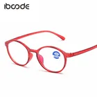 Очки iboode для чтения в классической круглой оправе для мужчин и женщин, пресбиопические аксессуары с защитой от сисветильник, TR90, для дальнозоркости