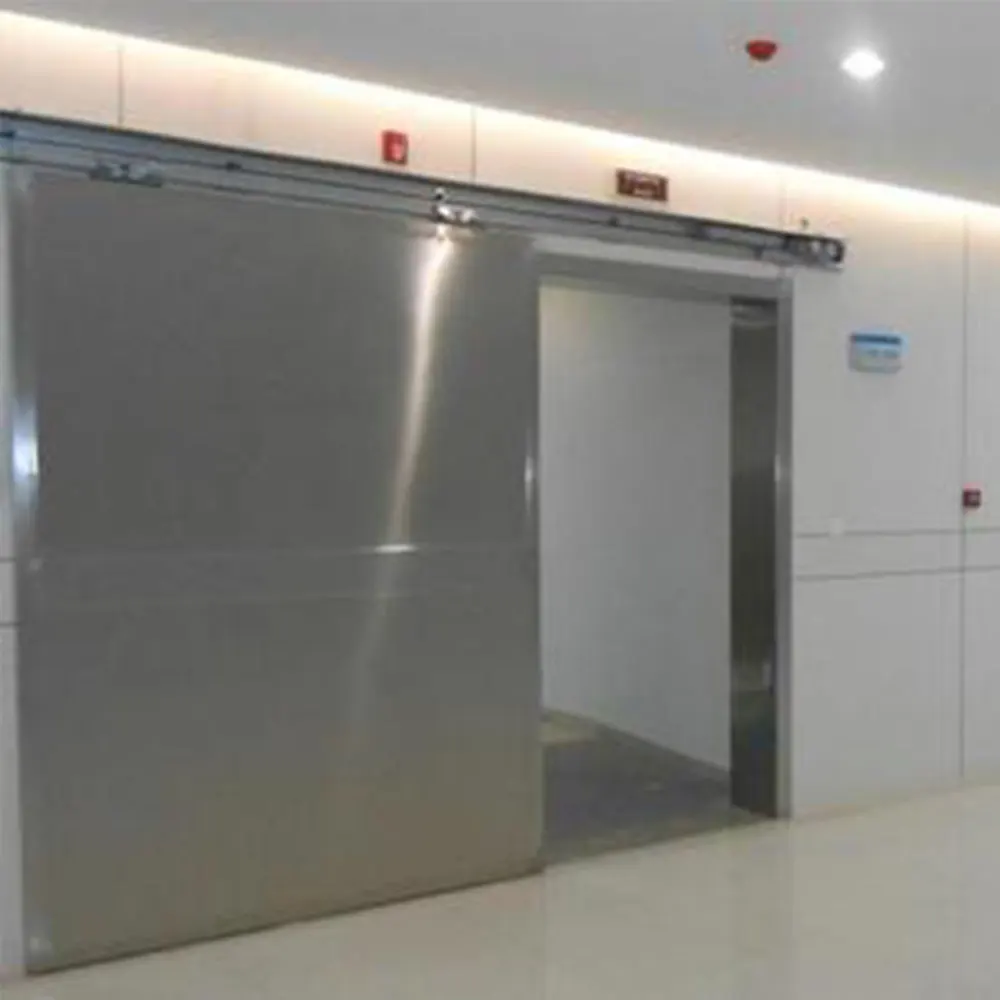

Больничная защита от радиации, раздвижные свинцовые двери, Современная Электрическая скользящая свинцовая дверь, электрическая