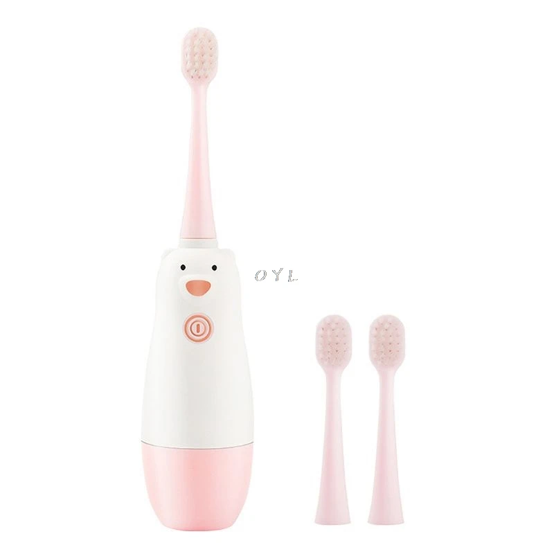 Xiaomi Youpin Cute bear Детская электрическая зубная щетка звуковая волна чистый зуб десны щетка головка батарея Замена водонепроницаемый