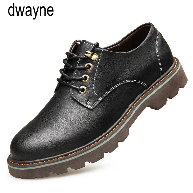 

Genuine Leather Men Boots Autumn Winter Ankle Boots Fashion Footwear Lace Up Shoes Men High Quality Vintage Men Shoes fv56