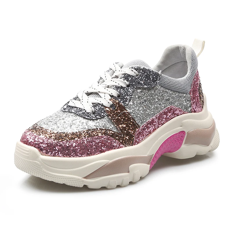 Сезон весна на толстой подошве Обувь визуально увеличивающая рост женские туфли