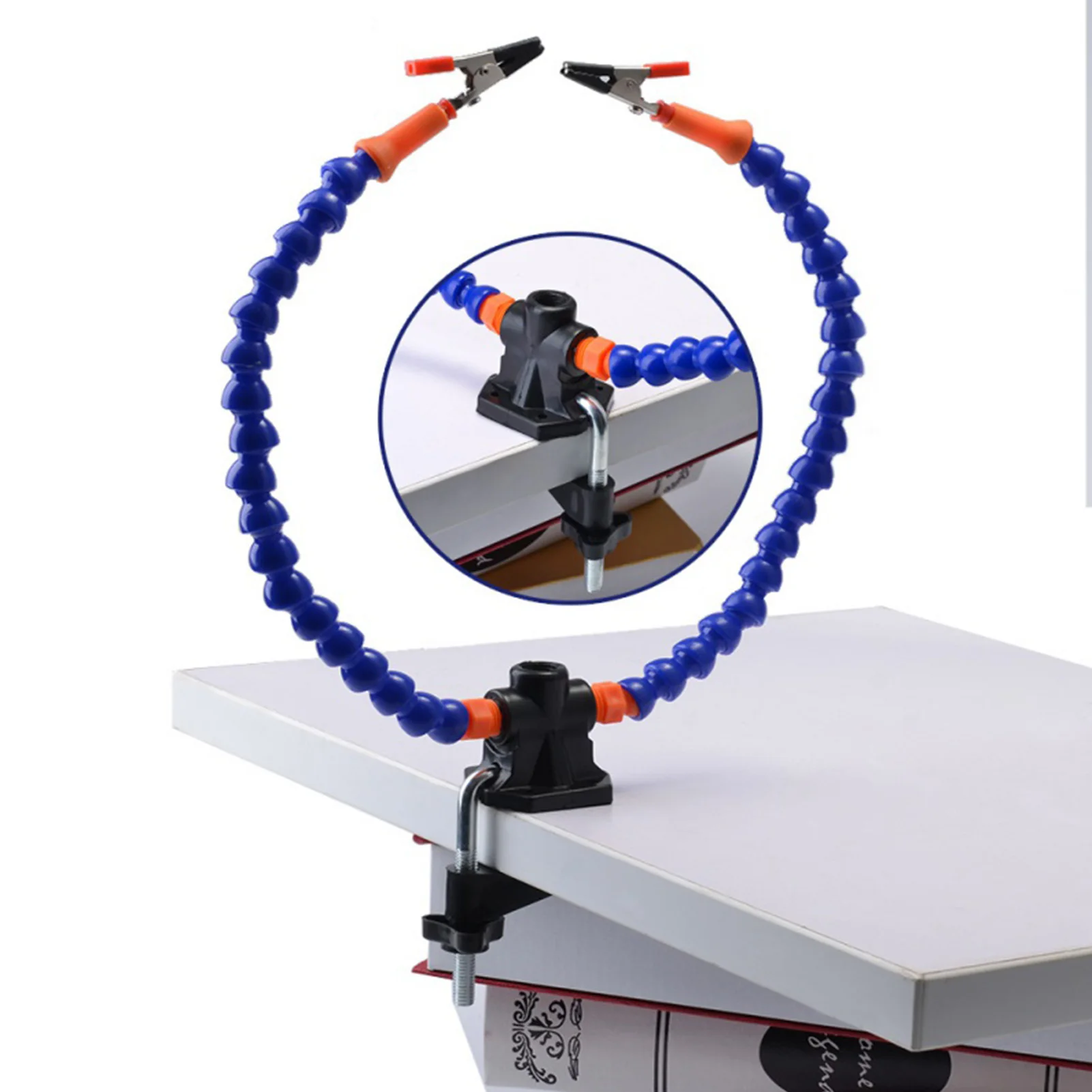 2 гибких ручки вспомогательные руки паяльная станция Настольный зажим держатель