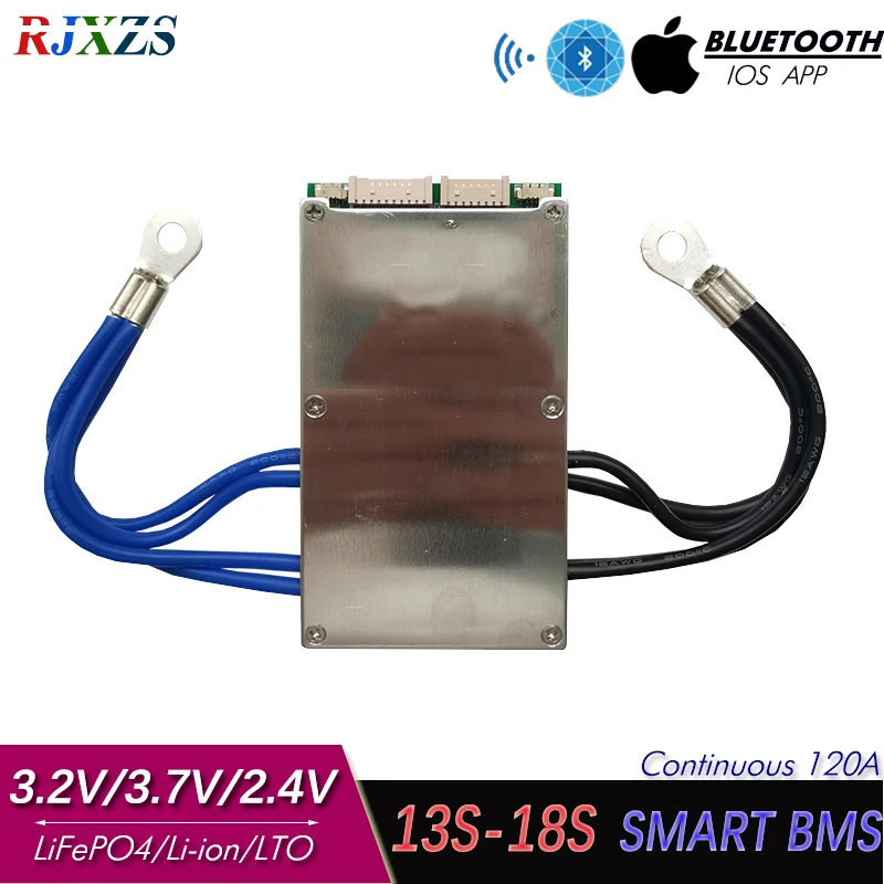 Плата защиты аккумулятора LTO BMS/PCM/PCB 13-18S 120A для литий-ионного Pack 18650 (совместима с ANT