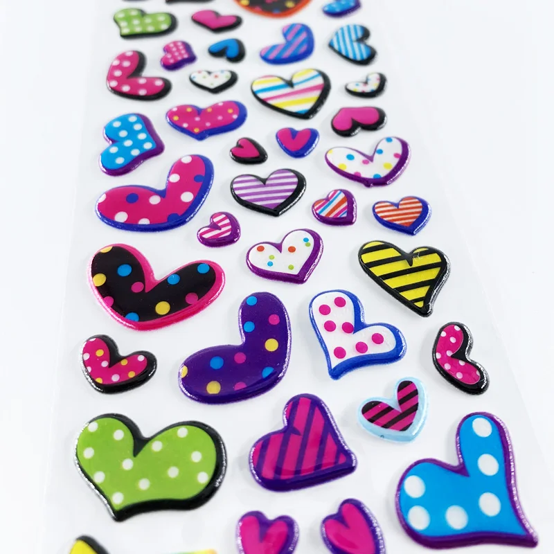 12 листов/уп Симпатичные оптом 3D пухлые наклейки для детей Скрапбукинг ноутбук