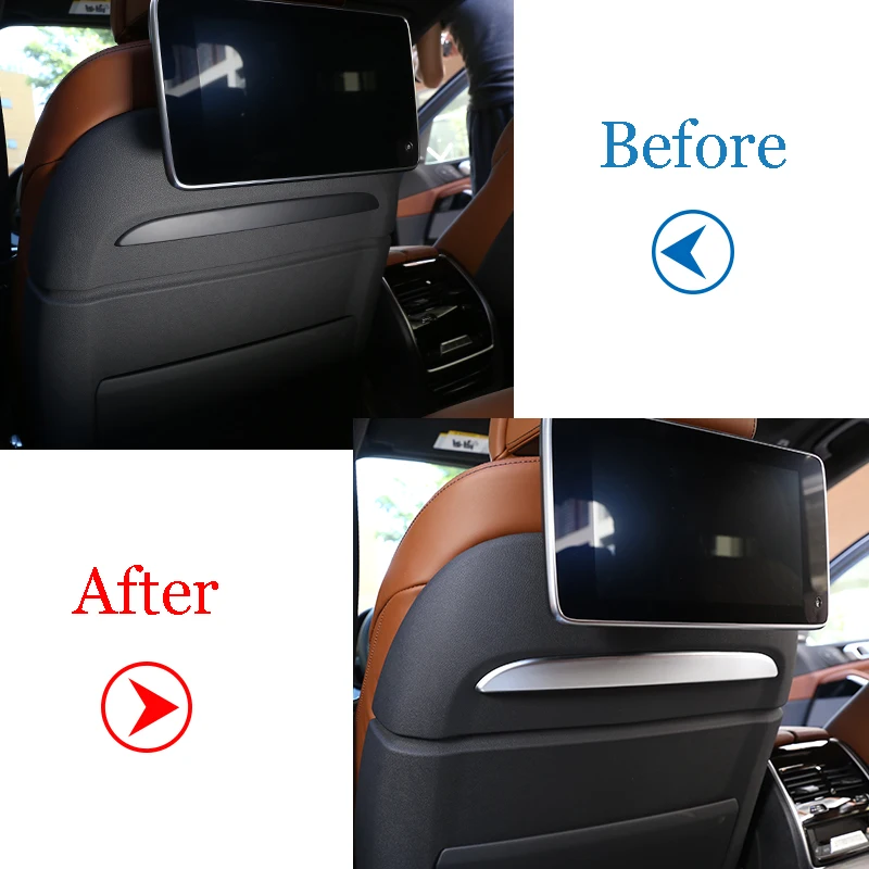 2 шт. автомобиль передний ряд сидений сзади украшения полоски отделкой