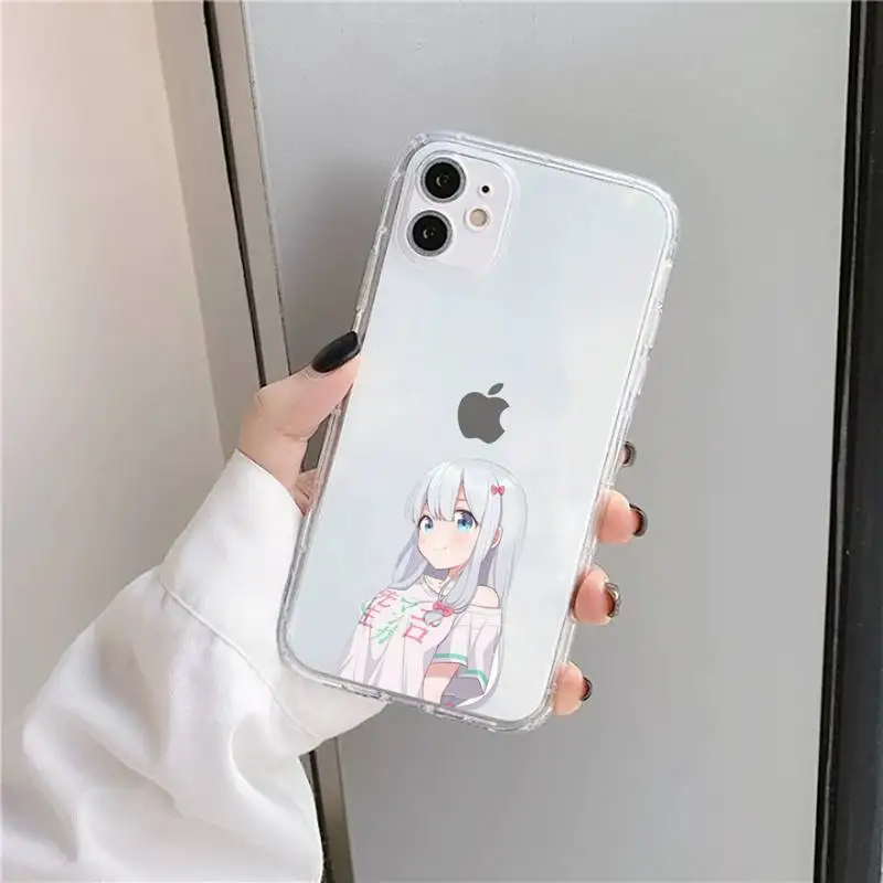 

Ero manga sensei Phone Case Transparent for iPhone 11 12 mini pro XS MAX 8 7 6 6S Plus X 5S SE 2020 XR