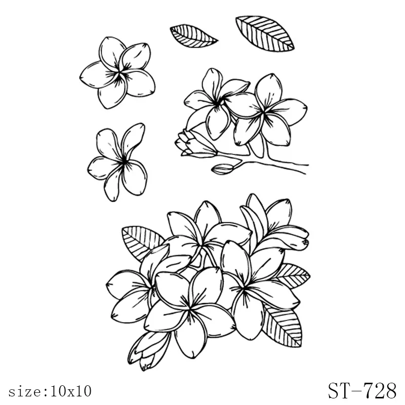 Romantic Flower Silicone Stamping Letters Rose DIY Handbook Stamps Decorations Rubber for Scrapbooking Decor | Дом и сад
