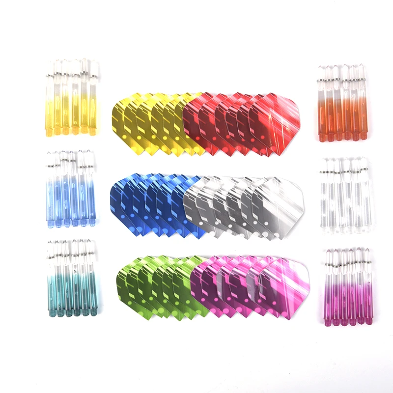 Нейлон + ПЭТ дартс валы и хороший узор оперение дротиков для игры в аксессуары