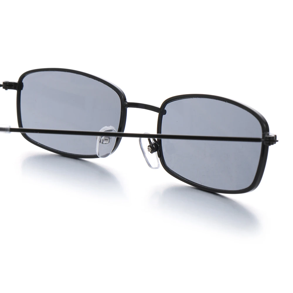 Солнцезащитные очки унисекс с прямоугольной металлической оправой маленькие