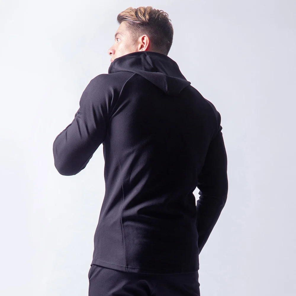 Мужской Хлопковый спортивный костюм Повседневная Толстовка с капюшоном и штаны