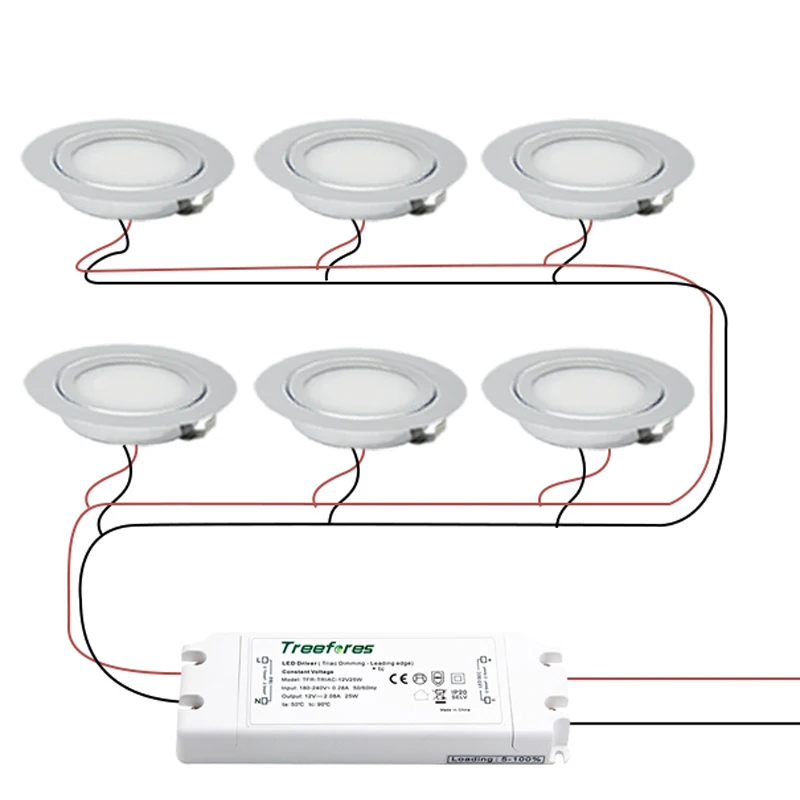 Luzes de Baixo + Ultra-fino Iluminação de Jantar 14mm de Aço Inoxidável Mini Led 100-240v Driver Adaptador Cozinha 3w 12v 24v