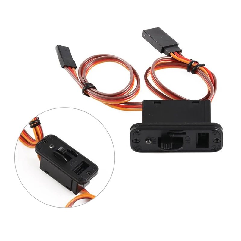

RC Switch With LED Connectors for JR Futaba Battery Motor ESC Planes Cars Boat