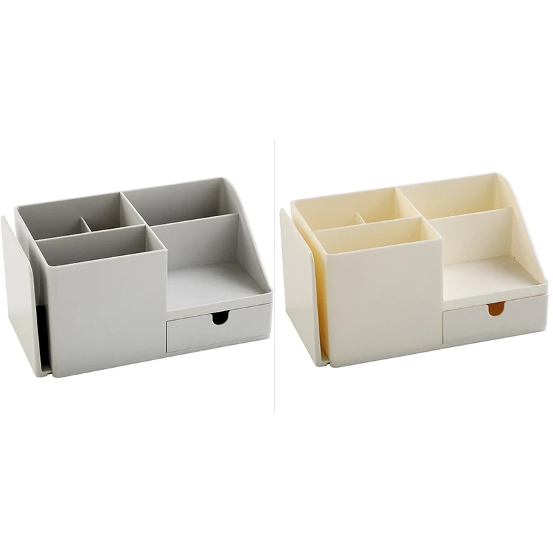 

Desk Office Organizer Storage Holder Desktop Pencil Pen Sundries Badge Box Stationery Office Supplies Big