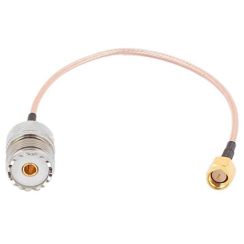 Портативный антенный кабель с разъемами SMA Male на UHF SO-239 Female и Plug BNC сетевой отрезом