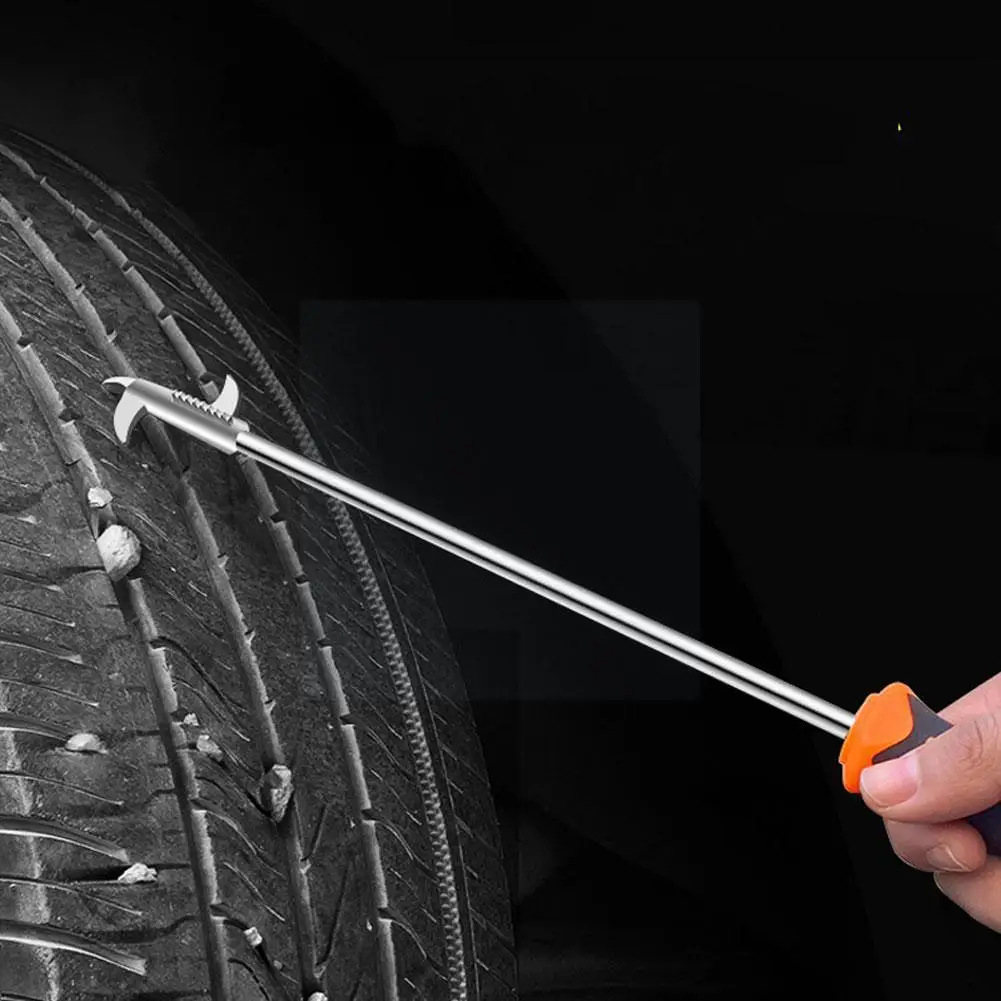 

1PCS Car Tire Stone Cleaner Groove Broken Stone Remover Stones Cleaning Car Tool Cleaning Repair Hook Tire Slot Tire Car-st K2Q8
