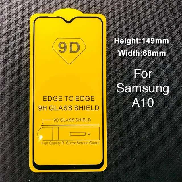 25 шт. 9D полное покрытие изогнутое закаленное Высокопрочное Стекло на samsung Galaxy A50 A20 A10 M10 M20 M30 A70 A40 A30 A20E - Цвет: A10