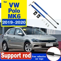 for vw polo 2019 2020 aw mk6 refit bonnet hood gas spring shock lift strut bars support hraulic rod car styling