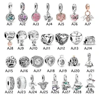 hot sale 100 925 sterling silver charms fit women bracelet necklace diy jewelry