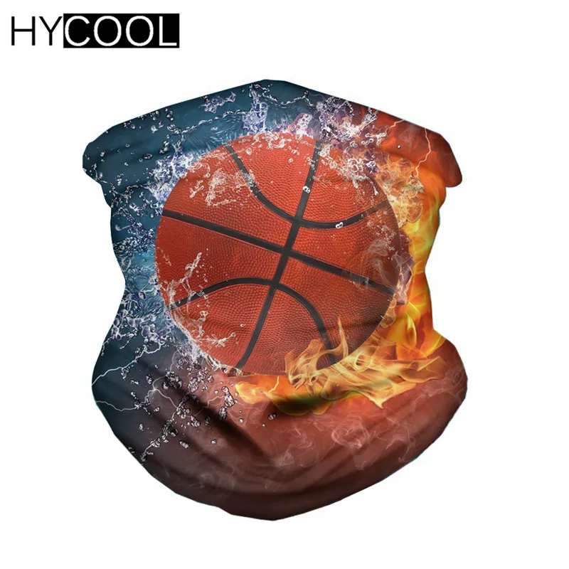 

HYCOOL Горячая Распродажа Мужская спортивная повязка на голову принт баскетбольного мяча Пешие прогулки бандана для кемпинга защита от пыли З...