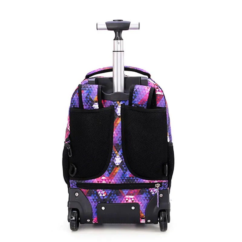 KOKO CAT 18 inch kids Student School bag Wheeled backpack Children School Rolling bookbags Trolley backpacks bags for teenagers