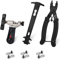 bike chain repair tool kit bike master link pliers remover chain breaker splitter cutter chain wear indicator checker