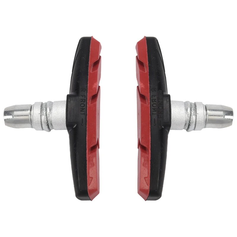 

4 Pairs Bike Brake Pads Set Road Mountain Bicycle V-Brake Blocks Shoes Bicycle Brake Blocks Set 70 mm