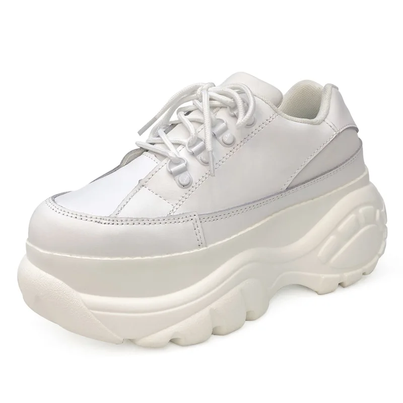 

Women's Sports Shoes White Shoes Lightweight Breathable Thick-soled Sports Shoes Casual Shoes Outdoor Non-slip Running Shoes