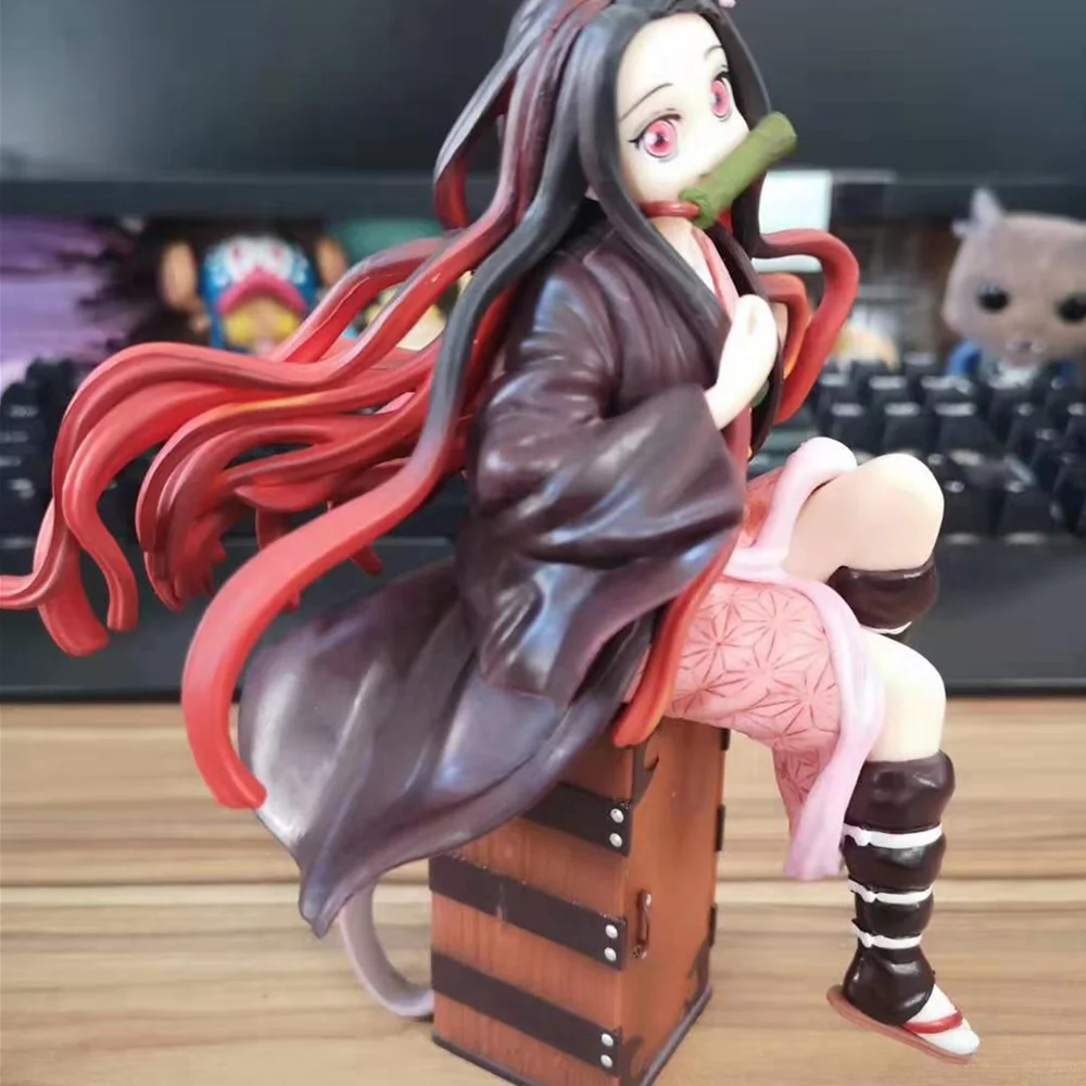 Kimetsu no Yaiba фигурки героев аниме Kamado Tanjirou Nezuko Demon Slayer Zenitsu фигурка коллекционера Рождественская демоническая игрушка кукла
