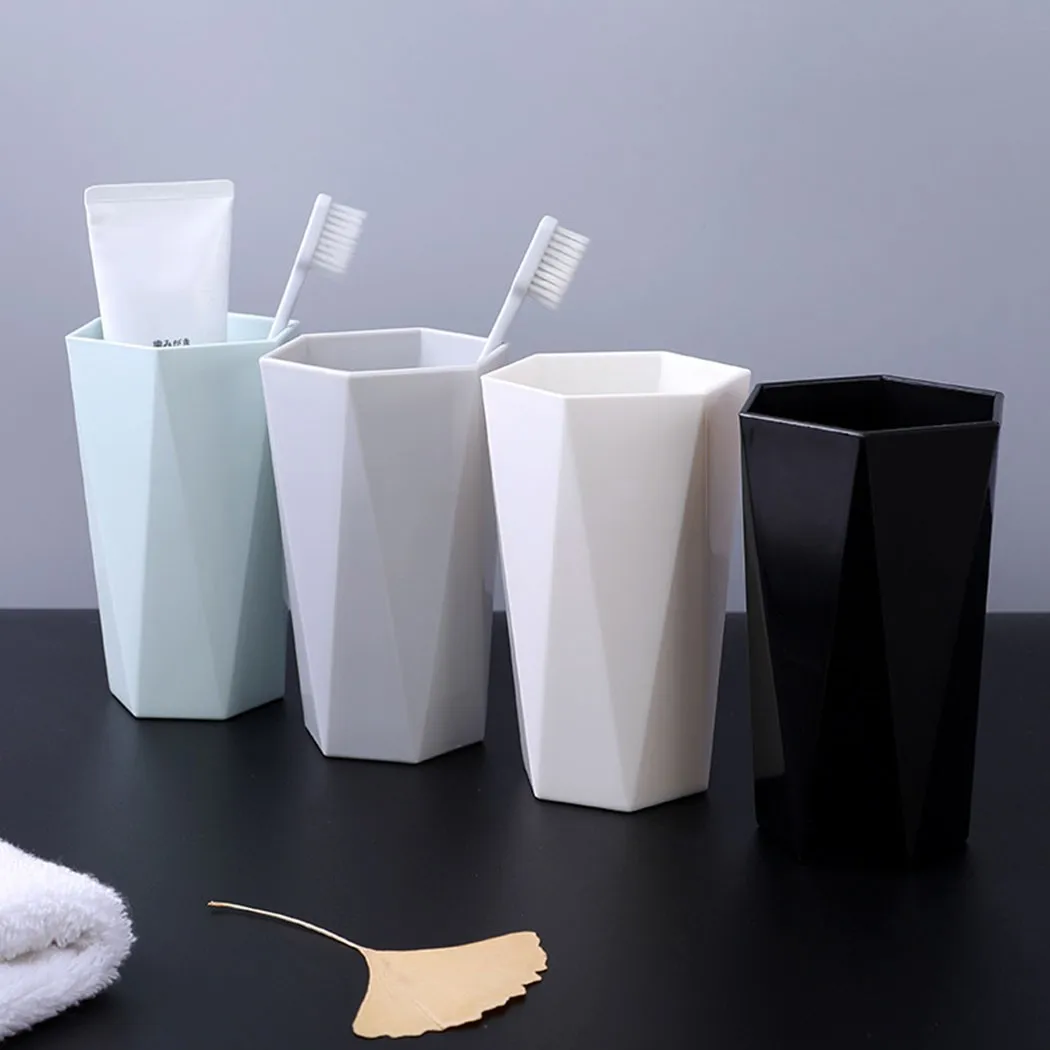 

Nordic Plastic Cup Toothbrush Holder Washing Drinking Home Bathroom Travel Supplies Drinking Water Brush Teeth Washing Cup