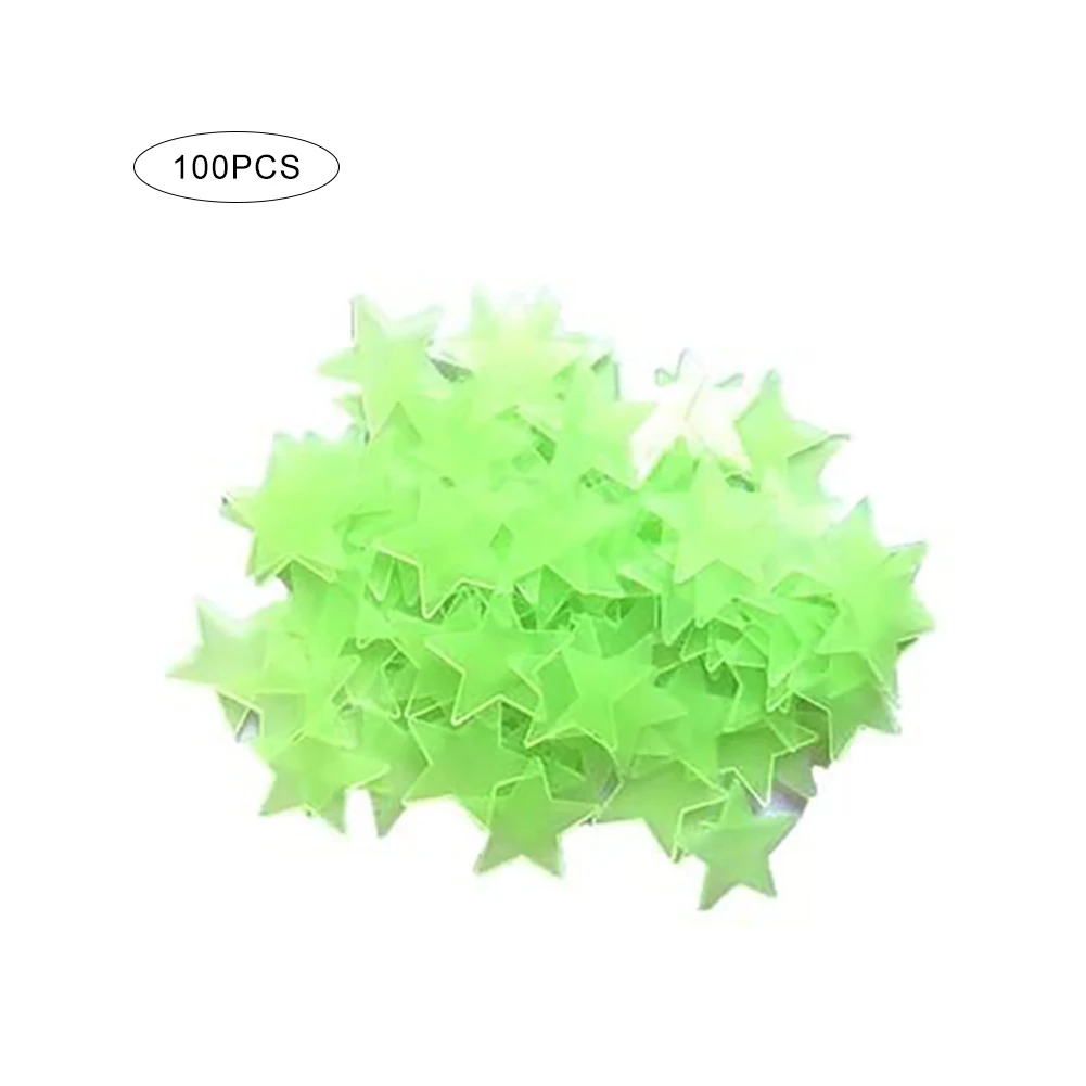 3 см Световой Стикеры светящаяся звезда постоянного Светящиеся Настенные