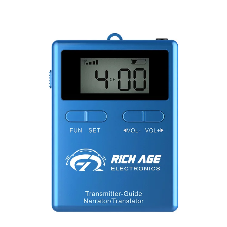 

Беспроводной тур-гид Rich Age Rc8860, дальность действия до 180 м, ручной 1 передатчик + 2 приемника для Hajj и Umrah