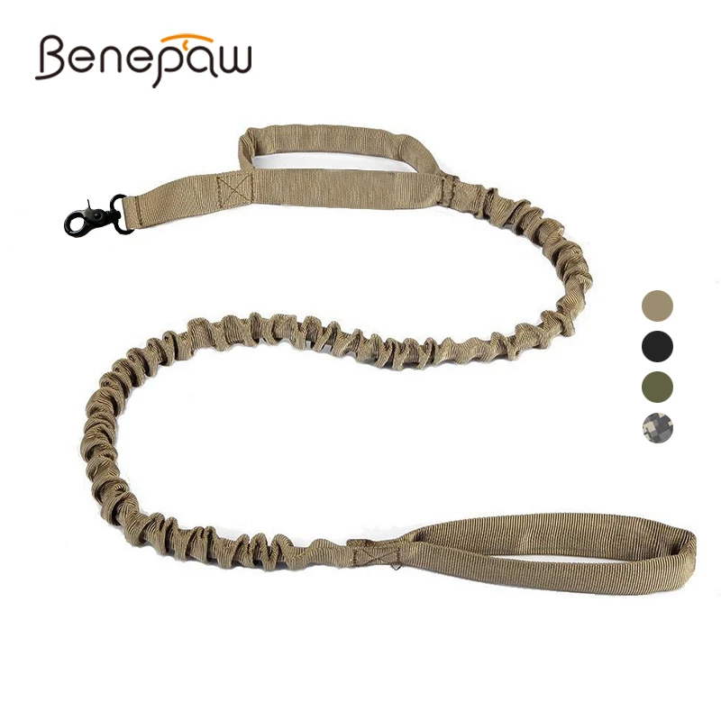 Прочный нейлоновый поводок для собак Benepaw в стиле милитари качественный мягкий с