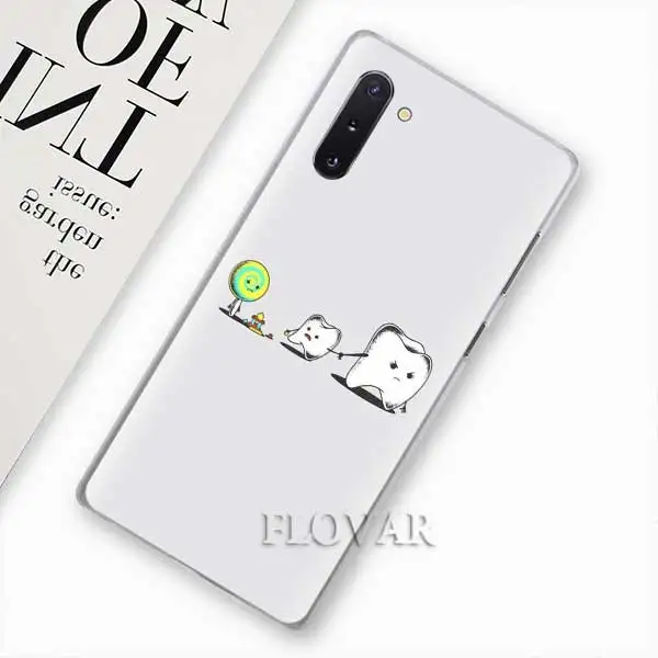 003 Dentist Teeth Tooth Phone Cases for Samsung Galaxy Note 10 S10 Plus 5G S10e A30 A40 A50 A60 A70 M40 Hard Cover Coque - Цвет: 003