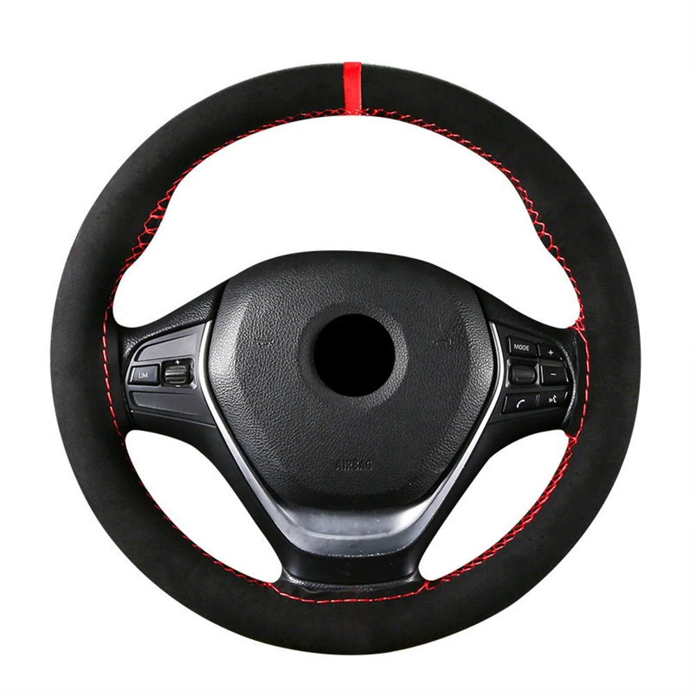 Чехол рулевого колеса автомобиля подходит для VW Audi Skoda SEAT Toyota Lexus Nissan Renault Hyundai Kia Ford