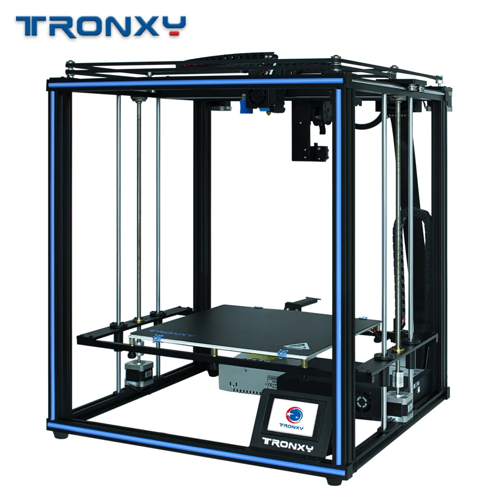 Tronxy Новое поступление X5SA PRO Модернизированный 3d принтер FDM линейный направляющий рельс высокой точности Titan экструдер DIY комплект стабильная материнская плата
