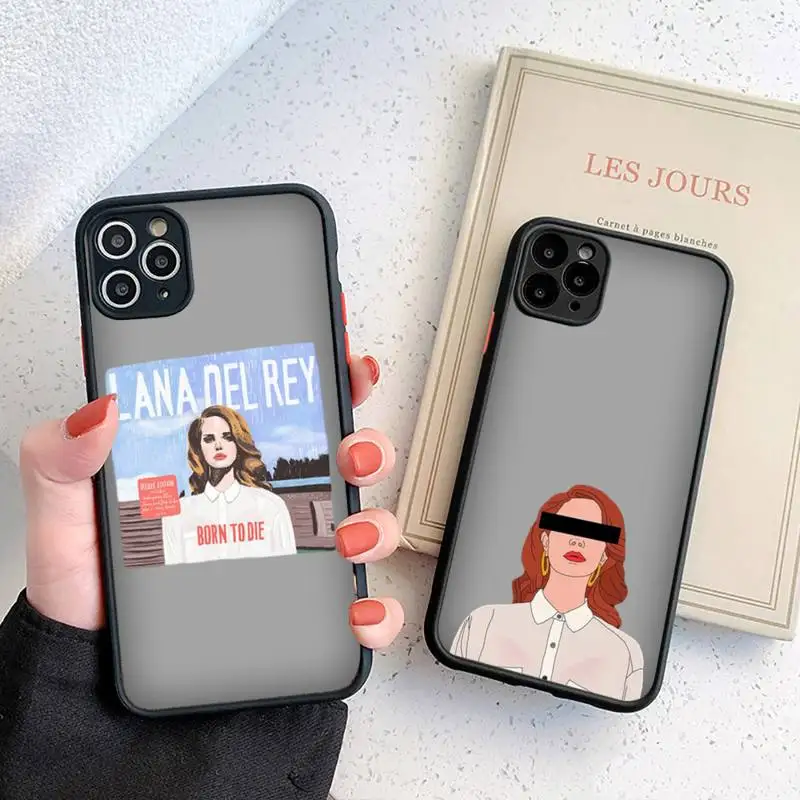 

Lana Del Rey Phone Case For iphone 13 12 11 8 7 plus mini x xs xr pro max matte transparent cover
