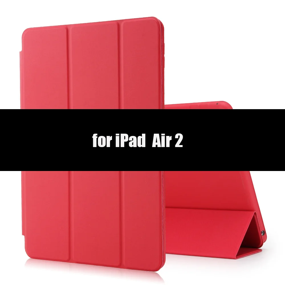 Red-C Pu кожаный чехол для ipad 9,7 air 1 2 5th 6th Generation, Aiyopeen Магнитный Флип смарт-чехол для ipad 4 3 2 Чехол - Цвет: Red-C