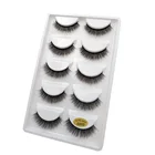 50 пар 3D норковые ресницы натуральные волосы Накладные ресницы длинные 100% драматические ресницы для макияжа глаз пушистые ресницы G803 G806