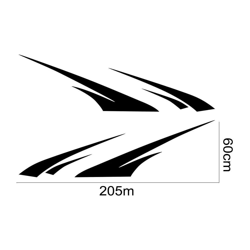 

4PCS Car Door Side Body Decor Stickers Decal For Peugeot 307 206 308 407 207 3008 208 508 2008 301 408 607 4008 5008 Accessories