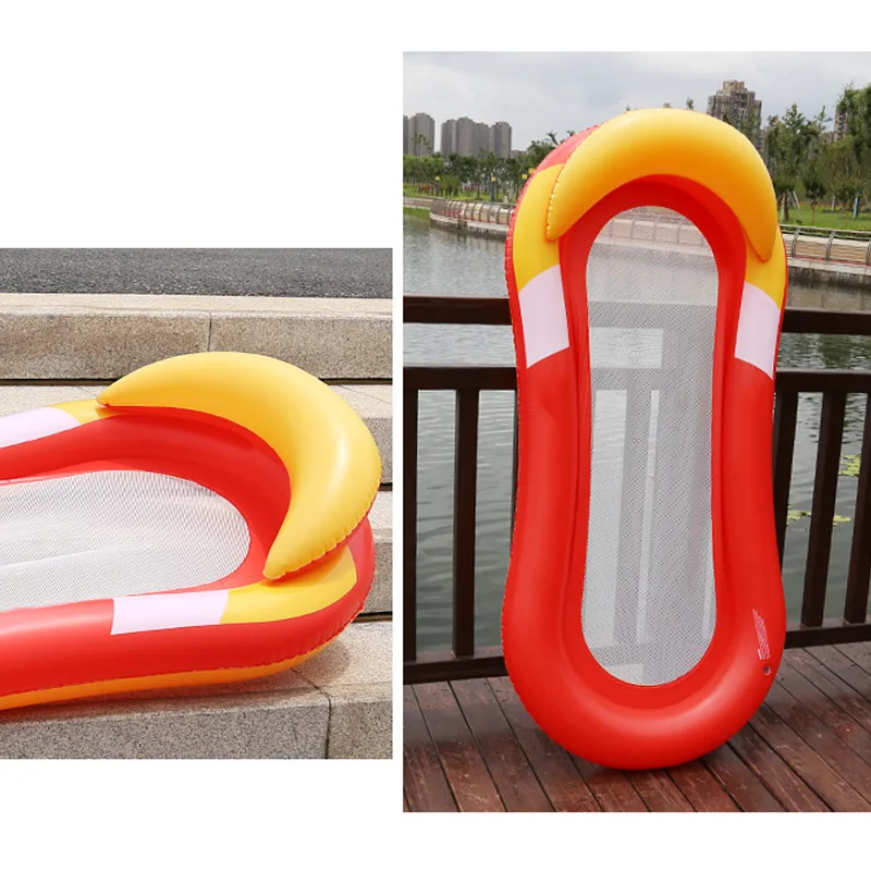 

Outdoor Floating Bed Inflatable Water Hammock Floating Bed Lounge Chair Drifter Swimming Pool Beach Accessories Chaises Longues