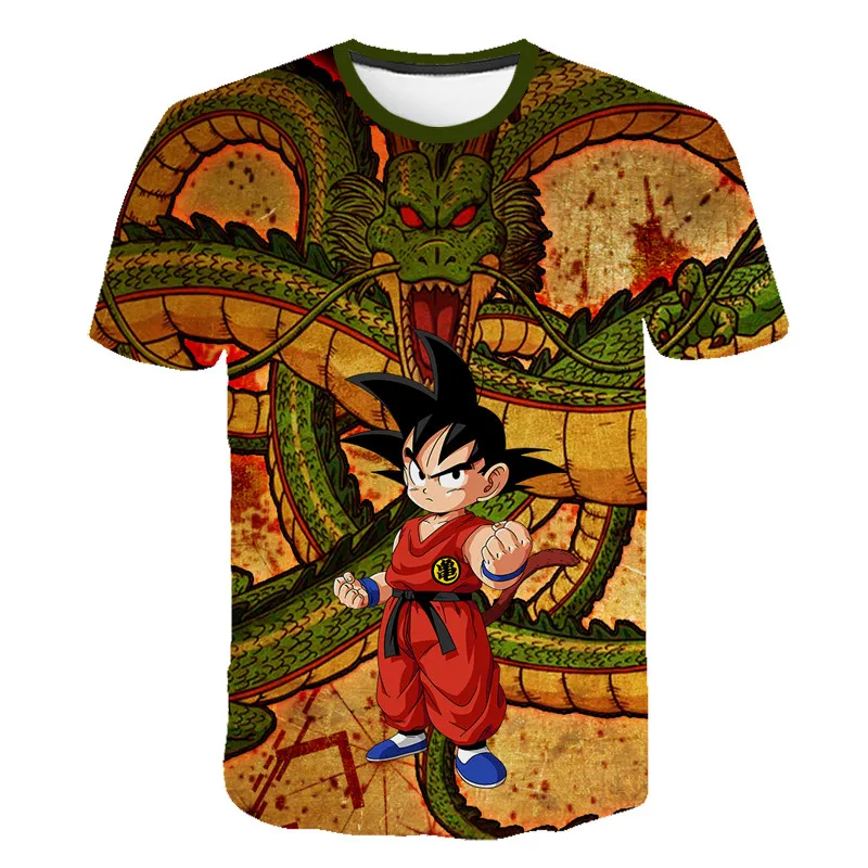 Новинка года, Детская футболка с 3d принтом Dragon Ball DBZ Bulma Super Saiyan vegeta футболка с японским аниме летняя модная детская футболка - Цвет: TS9601