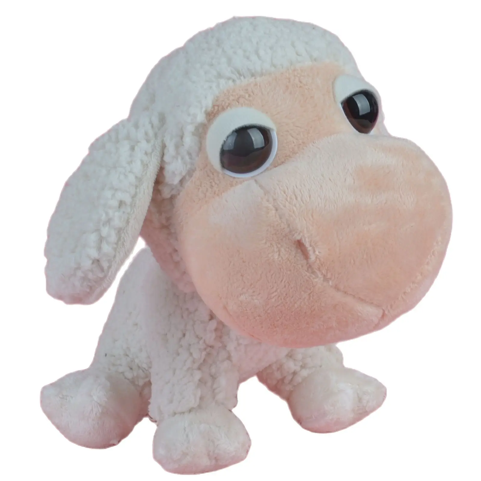 Игрушка плюшевая 25 см мягкая кукла с большими глазами овечка