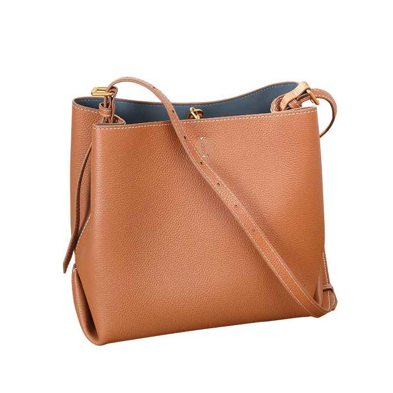 

Women Bag 2020 Genuine Leather Splicing Personality Fashion Designer Luxury New Handbags Crossbody Messenger Shoulder Bags