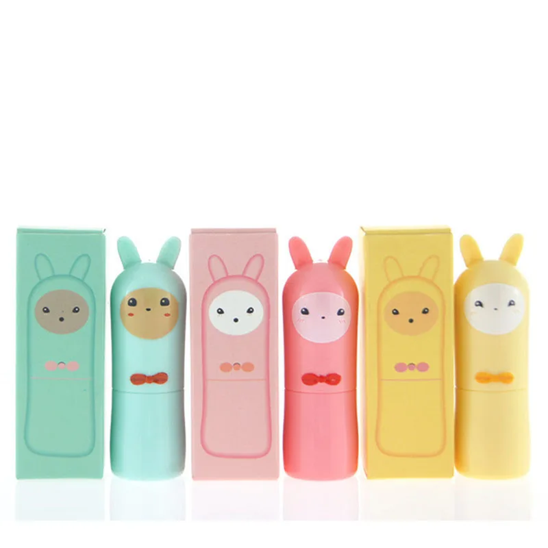 30pcs Cartoon Alpaca Style Empty Lipstick Tubes with Carton, Plastic Beauty DIY Lip Balm Containers