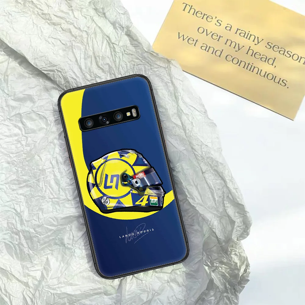 

Racing Lando Norris Phone Case for Samsung Galaxy Note S 6 7 8 9 10 E 20 Ultra Edge Plus black Cover Fashion Cell Pretty Etui