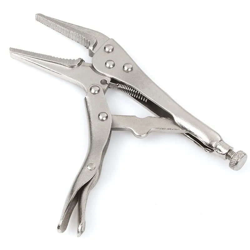 5 дюймов Регулируемый длинноносые плоскогубцы челюсти мини провода тиски