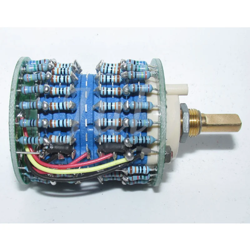 

High-precision 4×24-speed precision shunt stepping 10K/50K/100K/250K/500K volume potentiometer, two-channel volume potentiometer